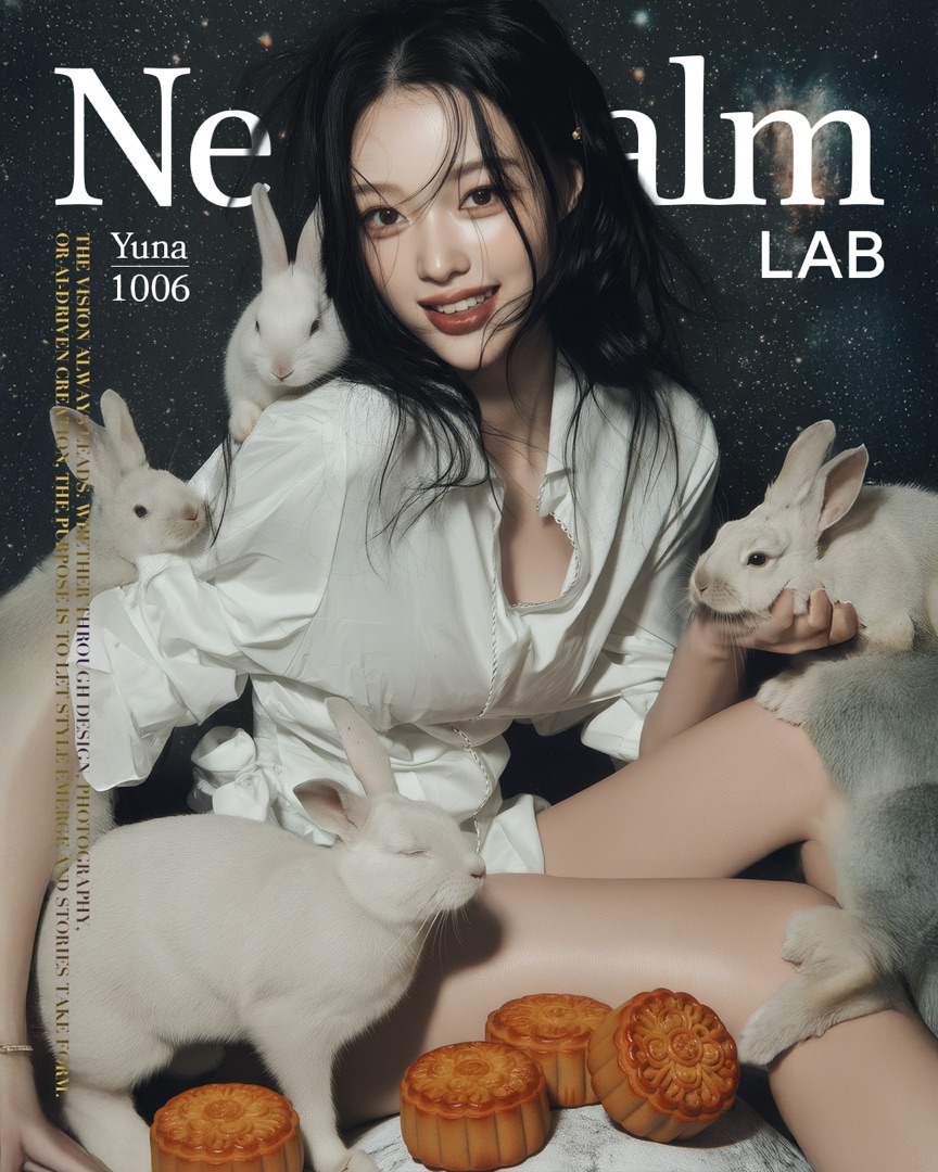中秋白兔情境作品